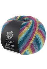 Lana Grossa Lana Grossa Cosy Socks Multi Stripes 0155