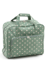 Hobbygift Naaimachinetas polka dot groen PVC
