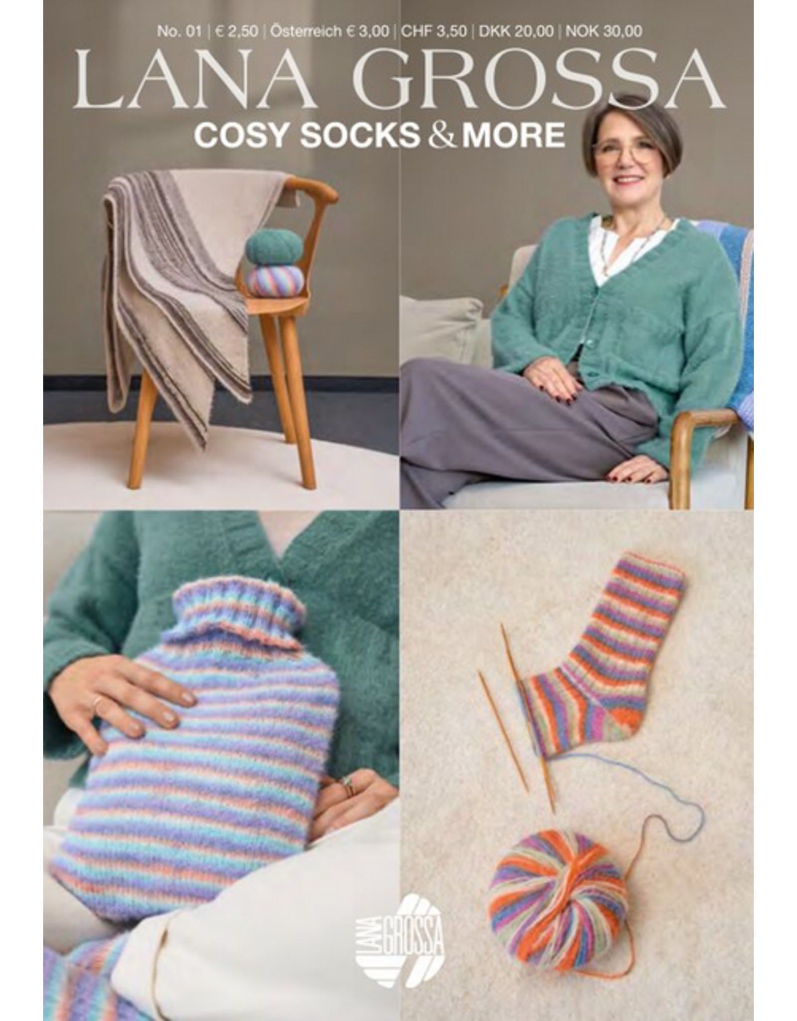 Lana Grossa Lana Grossa Cosy Socks & More nr. 01