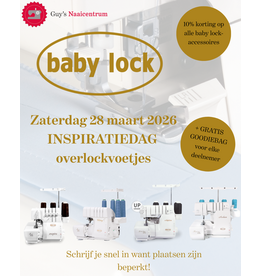 Babylock Inspiratiedag 28/03/2026 - sessie 1 voormiddag