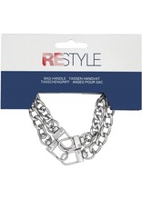 Restyle Restyle Tas ketting zilver 25cm - 2 stuks