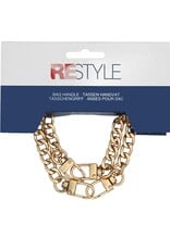 Restyle Restyle Tas ketting goud 25cm - 2 stuks