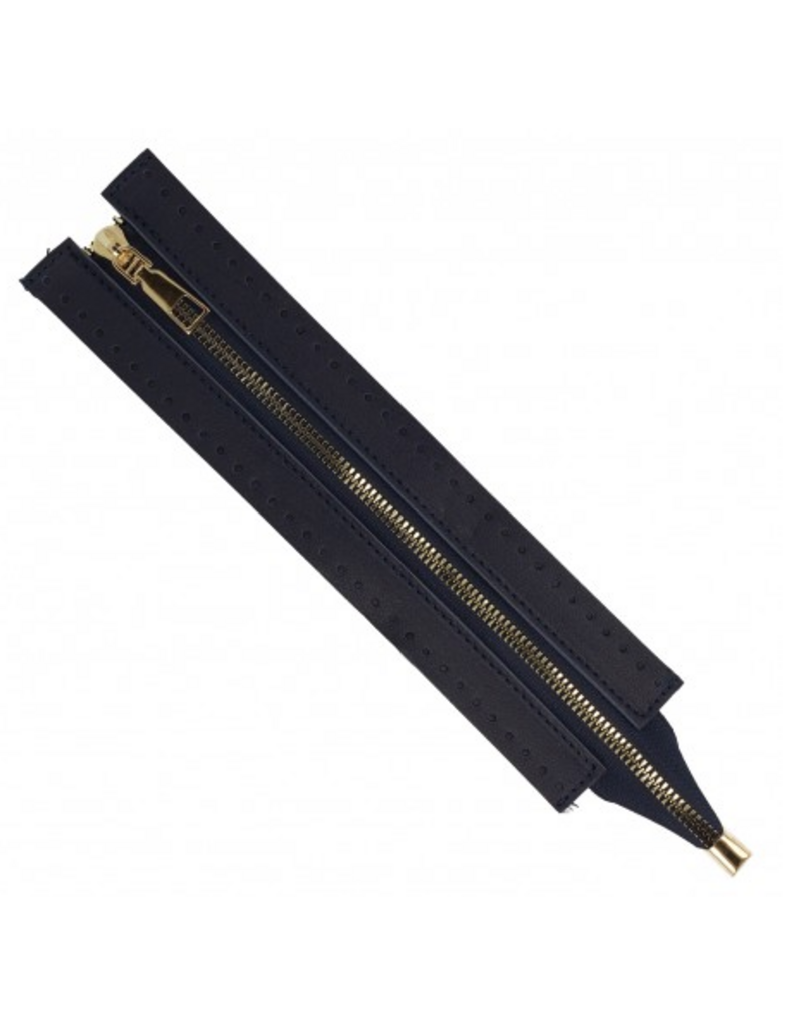 Mediac Mediac Sierrits tas gouden tandjes 25 cm blauw