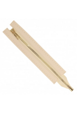 Mediac Mediac Sierrits tas gouden tandjes 25 cm ecru