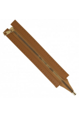 Mediac Mediac Sierrits tas gouden tandjes 25 cm lichtbruin