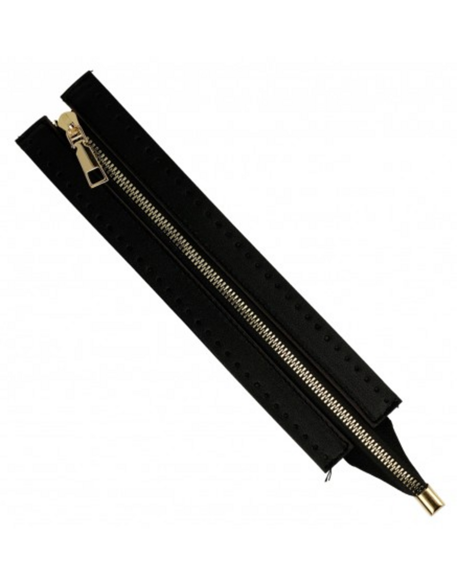 Mediac Mediac Sierrits tas gouden tandjes 25 cm zwart