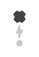 Prym Prym Reflecterende patch 3 stuks zwart/grijs