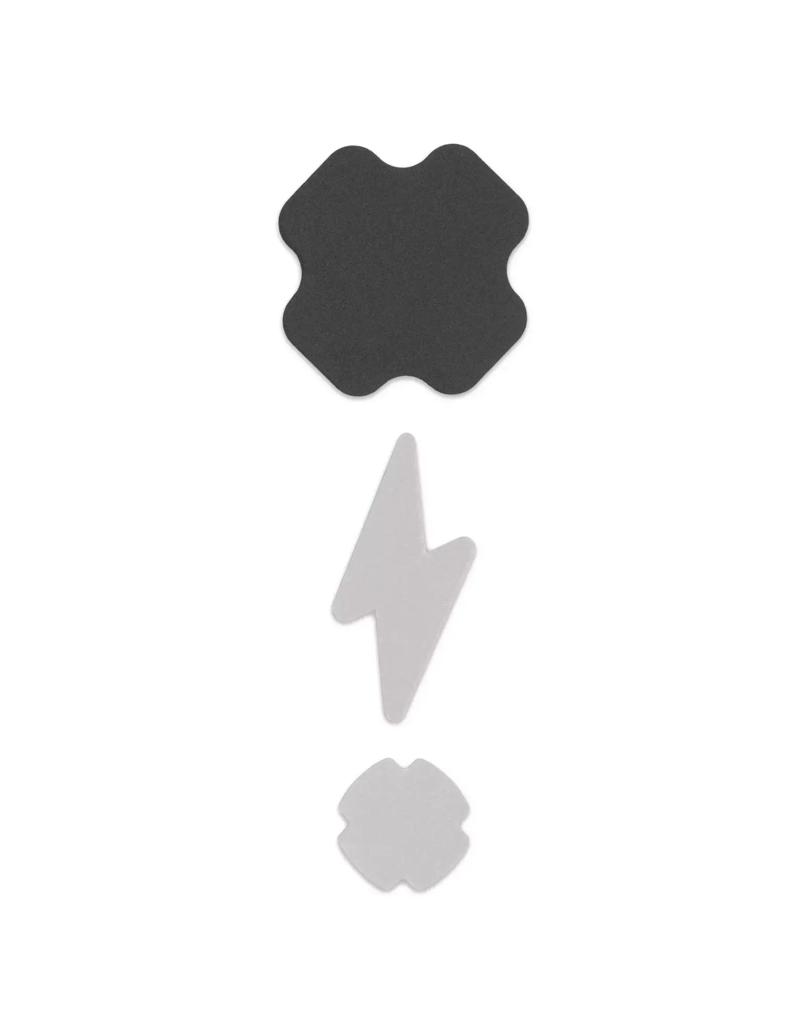 Prym Prym Reflecterende patch 3 stuks zwart/grijs