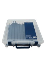 Restyle Restyle opbergbox 38,5 x 35,5 x 8,5cm met 2 losse inlays voor naaigaren