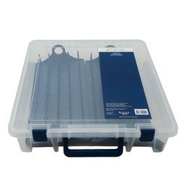 Restyle Restyle opbergbox 38,5 x 35,5 x 8,5cm met 2 losse inlays voor naaigaren