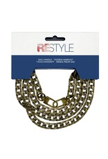 Restyle Restyle Tas ketting brons 120cm - 1 stuk