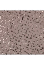 Double Gauze foil flowers soft rose