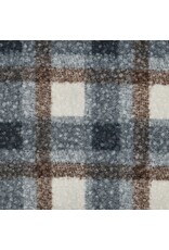 Bouclé checks blue