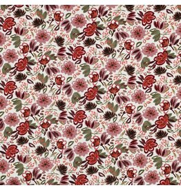 Jersey Digital Flowers off white