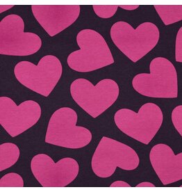 Soft sweat hearts purple
