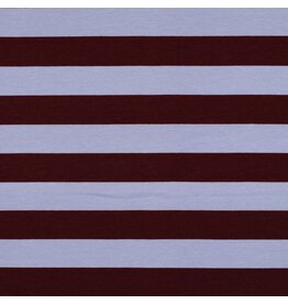 Soft sweat stripes burgundy