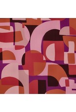 Lenzing Ecovero abstract pink