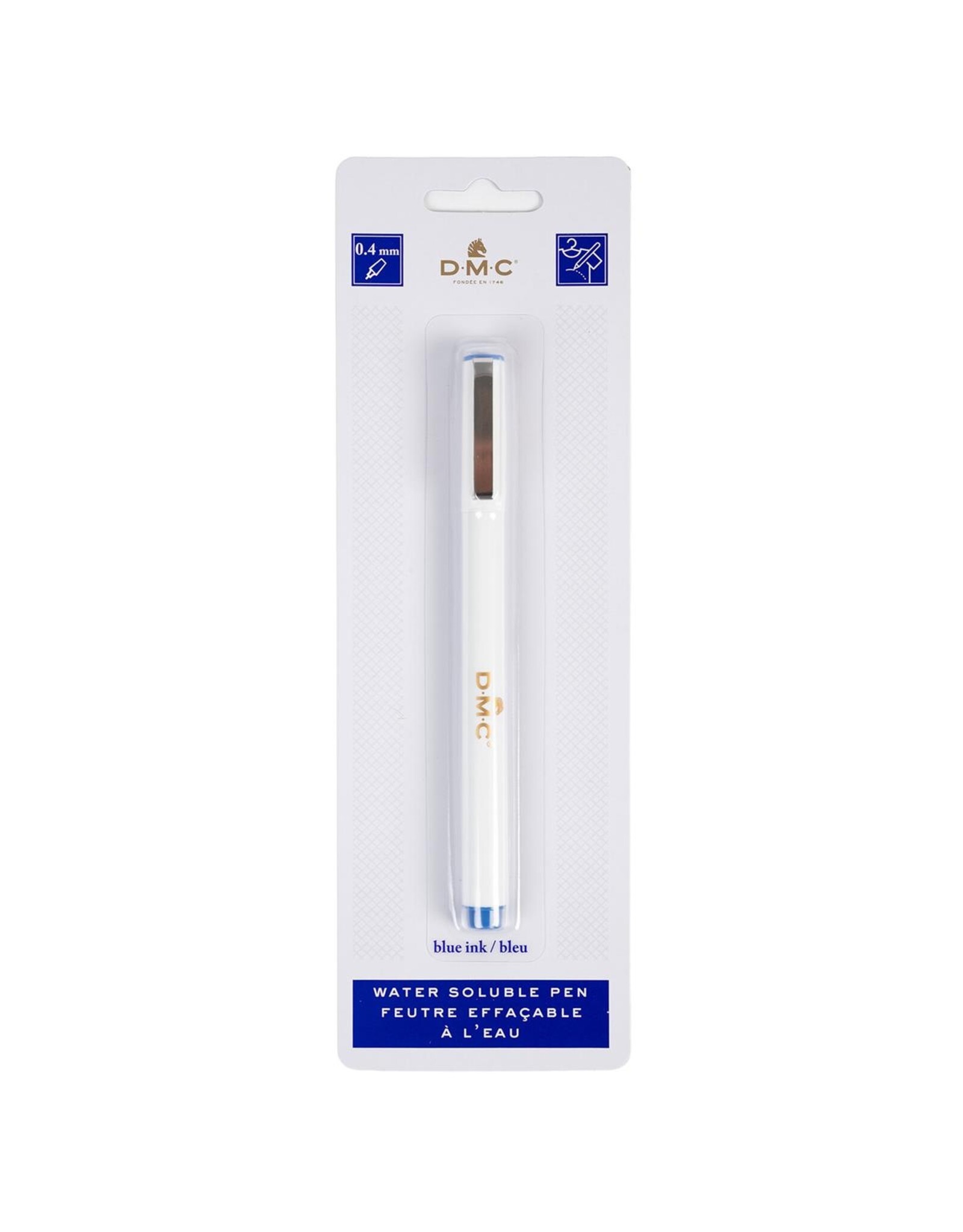 DMC DMC Wateroplosbare transferpen blauw