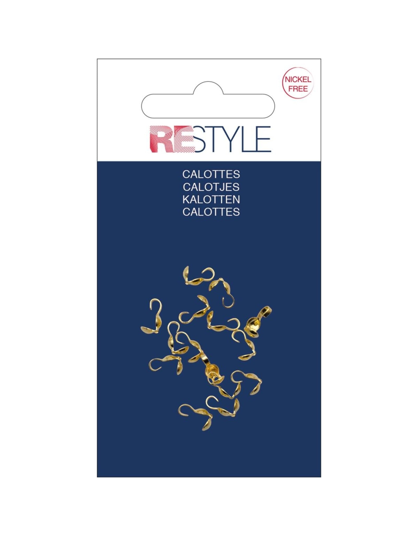 Restyle ReStyle calotjes goud 3,5mm