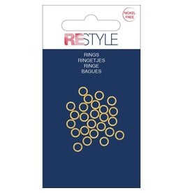 Restyle Restyle ringetjes 6mm goud