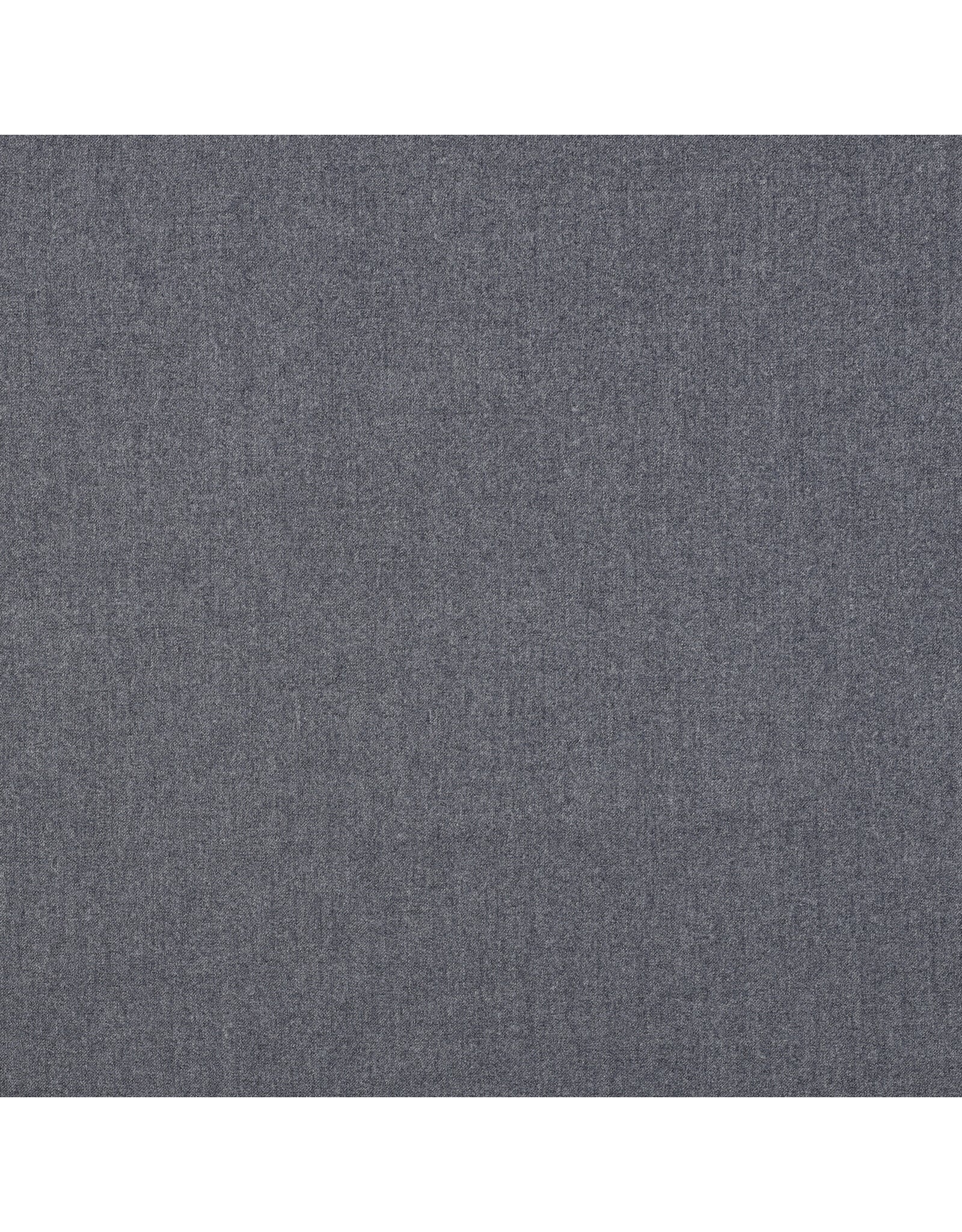 Viscose Gabardine brushed stretch Navy melange