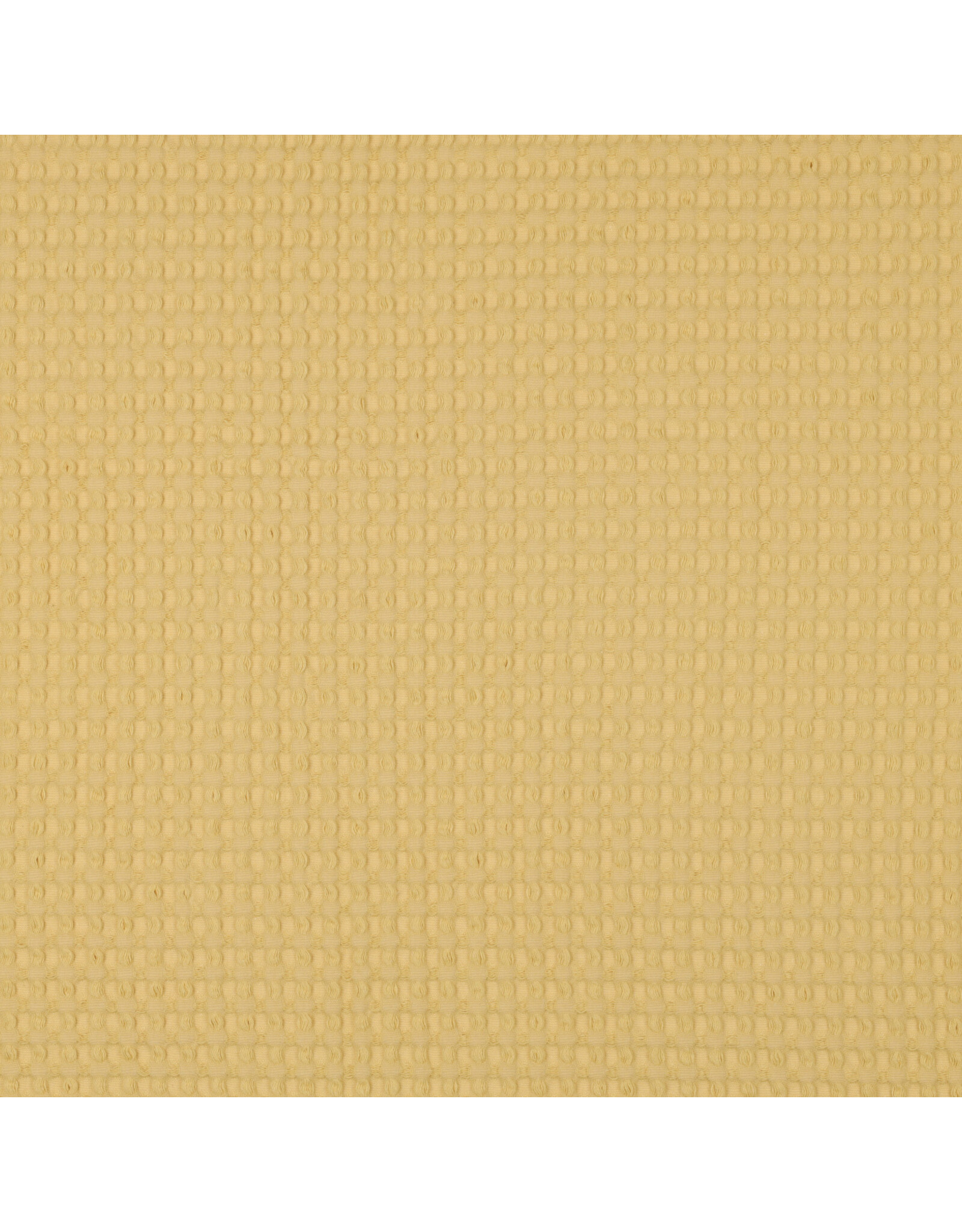 Wafelstof big soft yellow