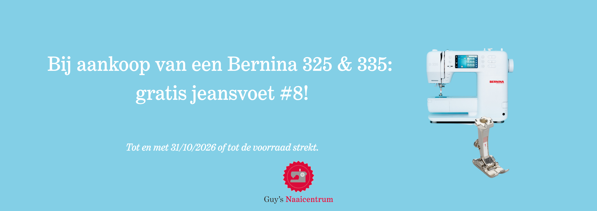 Bernina 3-serie promotie