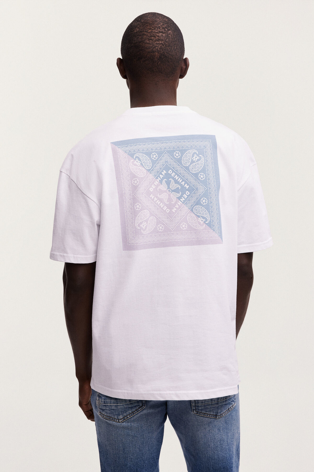 DENHAM 24G BORDER TEE - Tシャツ/カットソー(半袖/袖なし)