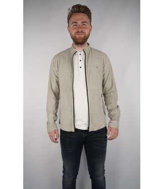 Koll3kt Koll3kt Suede Zipper Shirt Jacket 408