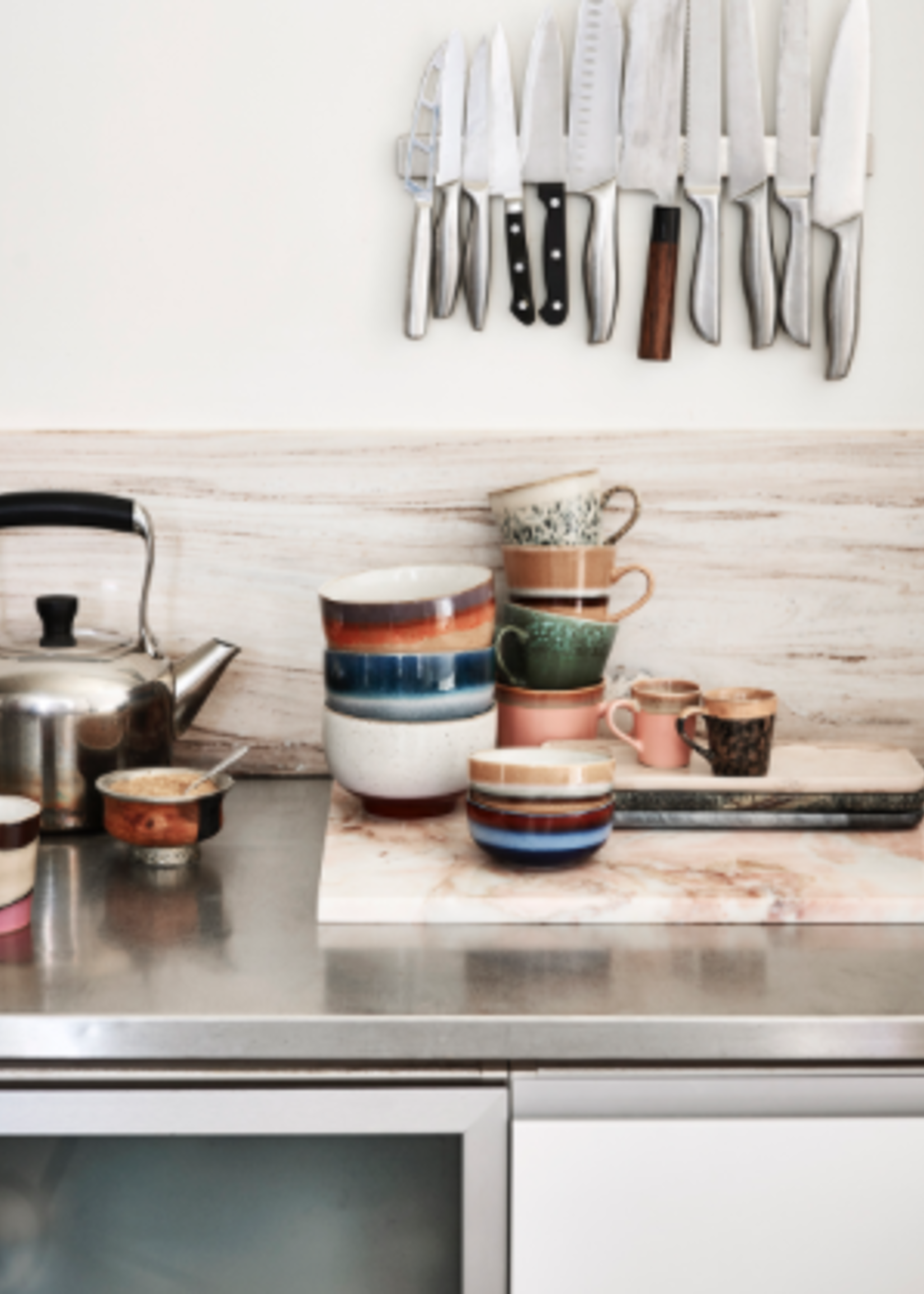 HKLIVING HKLIVING - Ceramic 70's Cappuccino mok Hail ACE6866