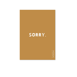ZUSSS ZUSSS - Kaart Sorry