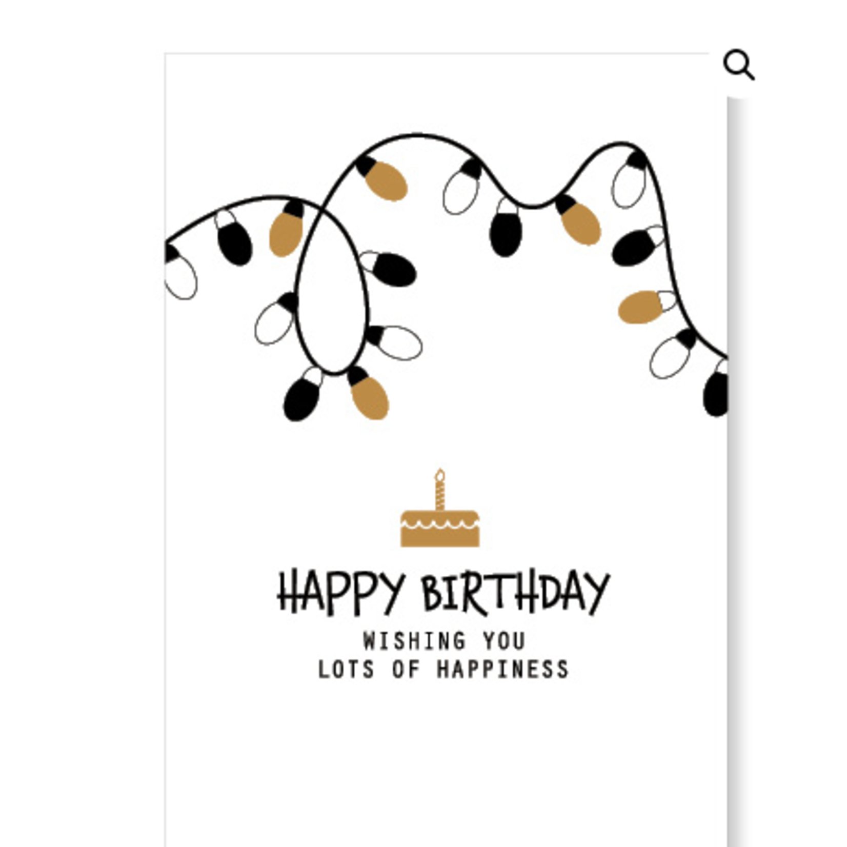 JOTS JOTS - Dubbele kaart ZWK-A5 formaat 03 Happy Birthday