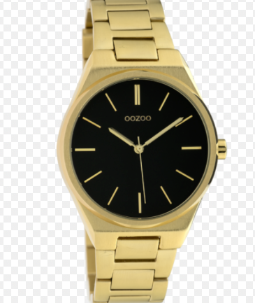 OOZOO OOZOO - Horloge met stalen band C10342 goudkleur