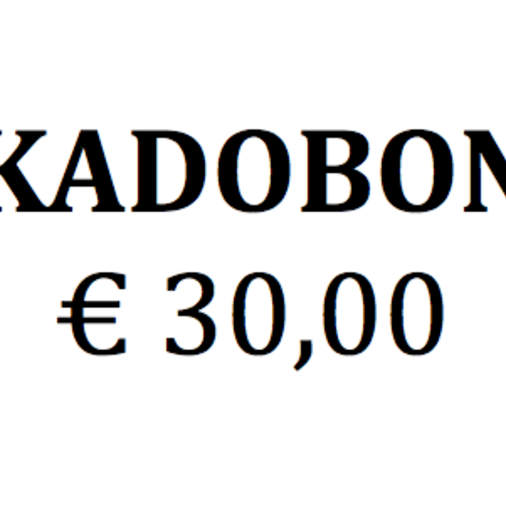 -- KADOBON 30