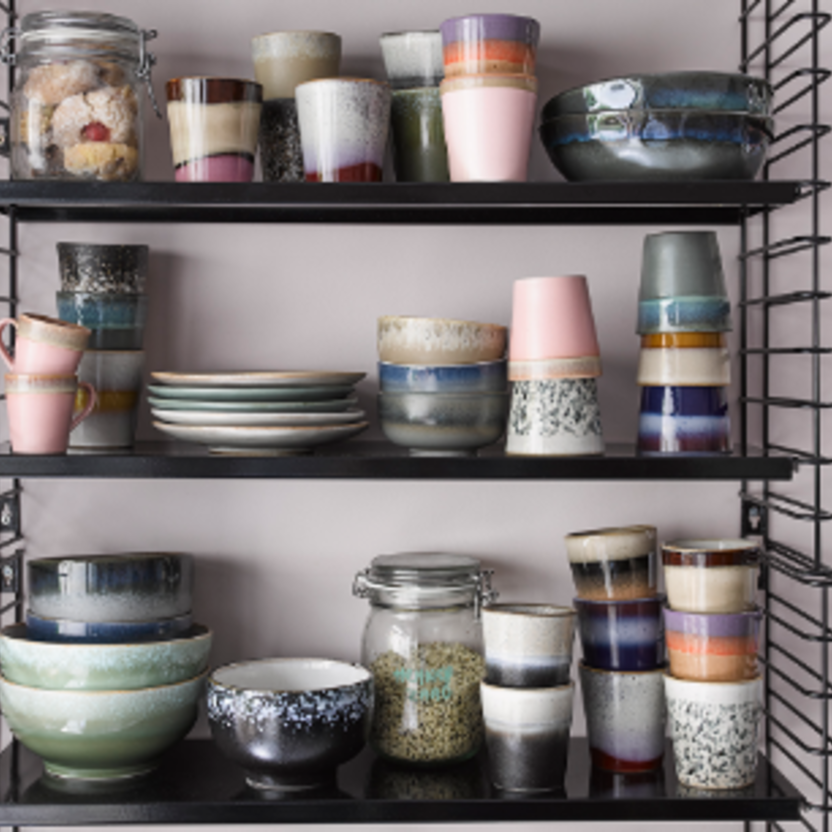 HKLIVING HKLIVING - 70's Koffie mok Moss ACE6046