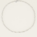 MY JEWELLERY MY JEWELLERY - Moments ketting fijne schakel kort , zilver