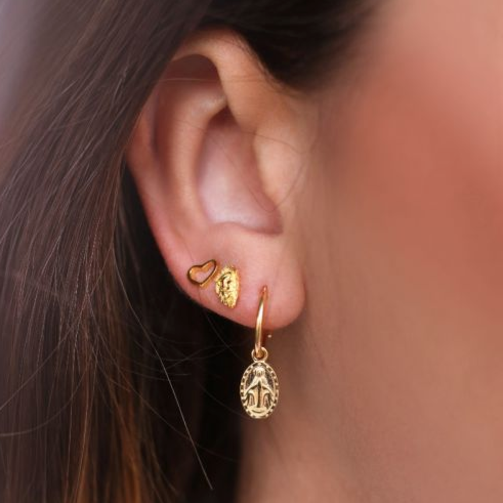 MY JEWELLERY MY JEWELLERY - Studs leeuw goud