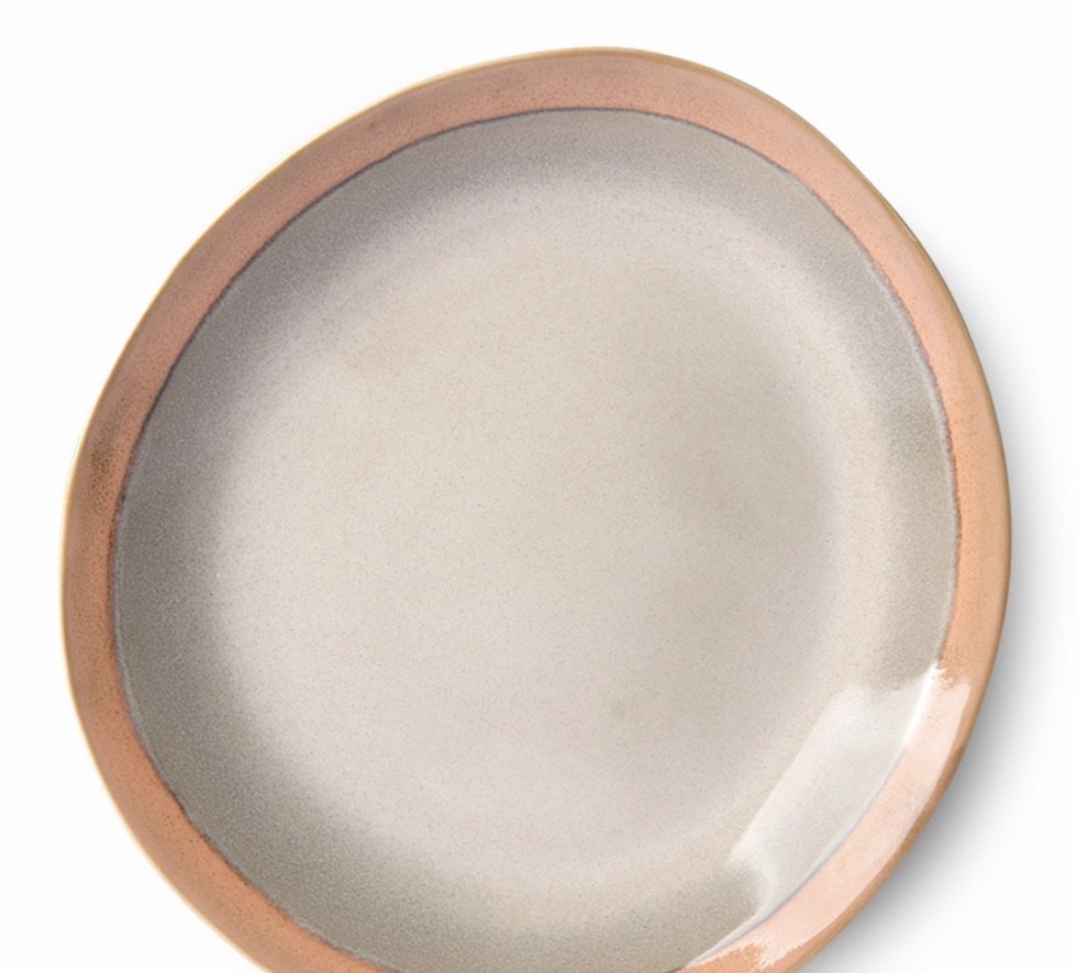 HKLIVING HKLIVING - Dinerbord  ceramic 70’s earth ACE6872