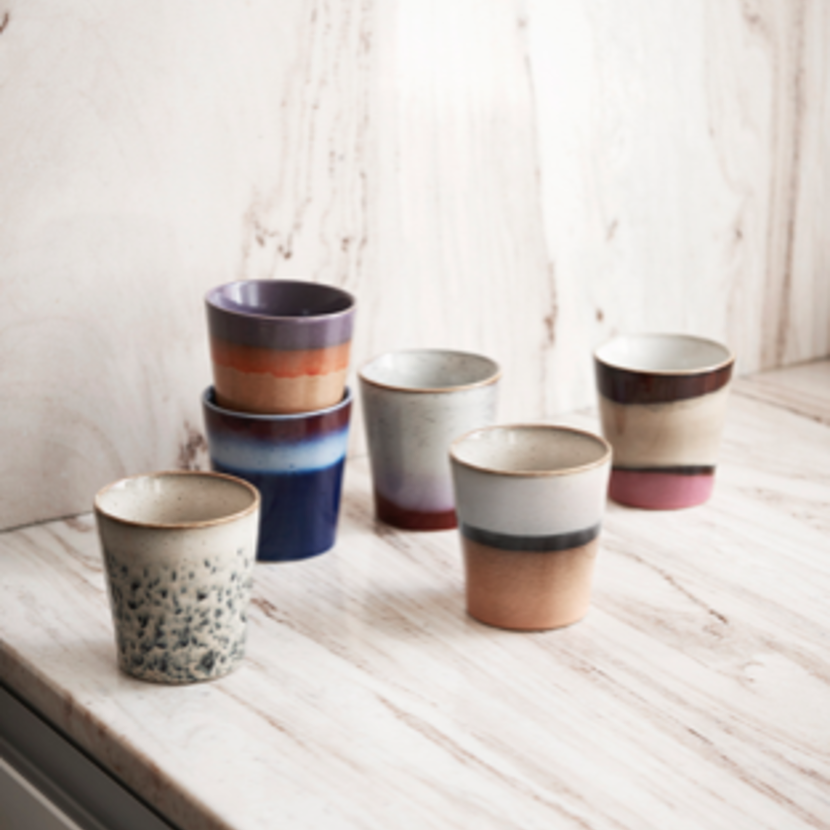 HKLIVING HKLIVING - 70's Koffie mok Tornado ACE6861