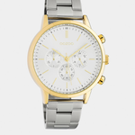 OOZOO OOZOO - Horloge met stalen band C10561zilver met goud