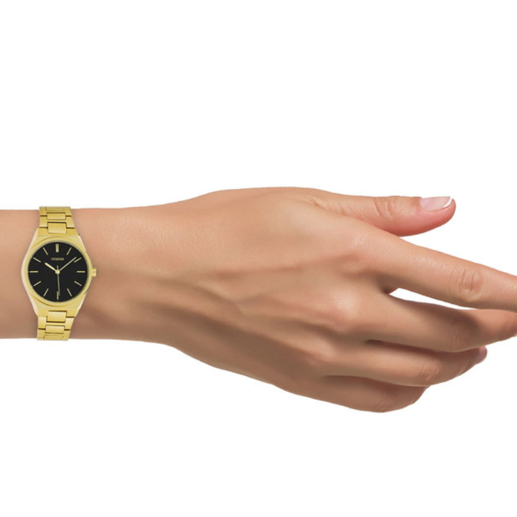 OOZOO OOZOO - Horloge met stalen band C10528 Goud