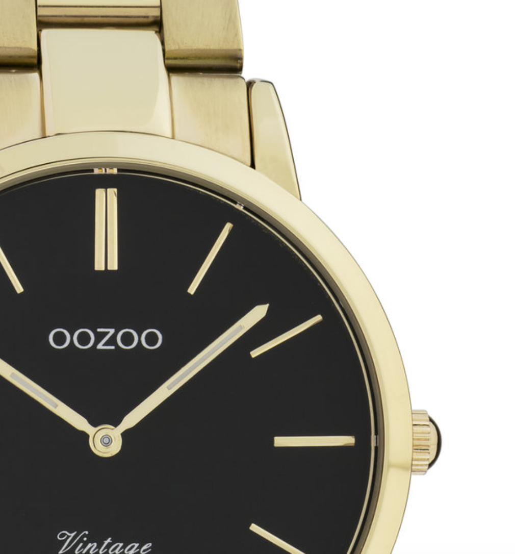 OOZOO OOZOO - Horloge met stalen band C20035 goud