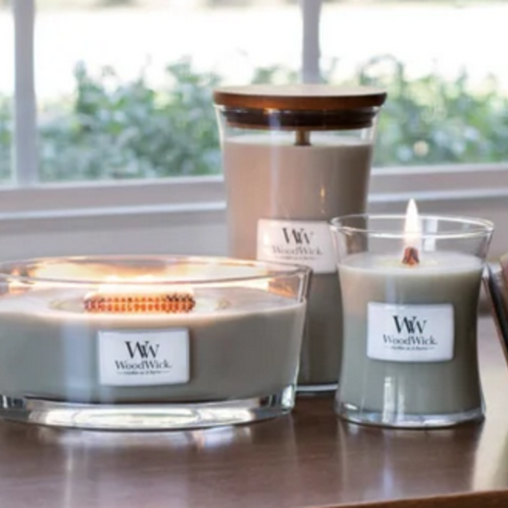 WOODWICK WOODWICK - Candle Warm wool MINI (uitlopend)