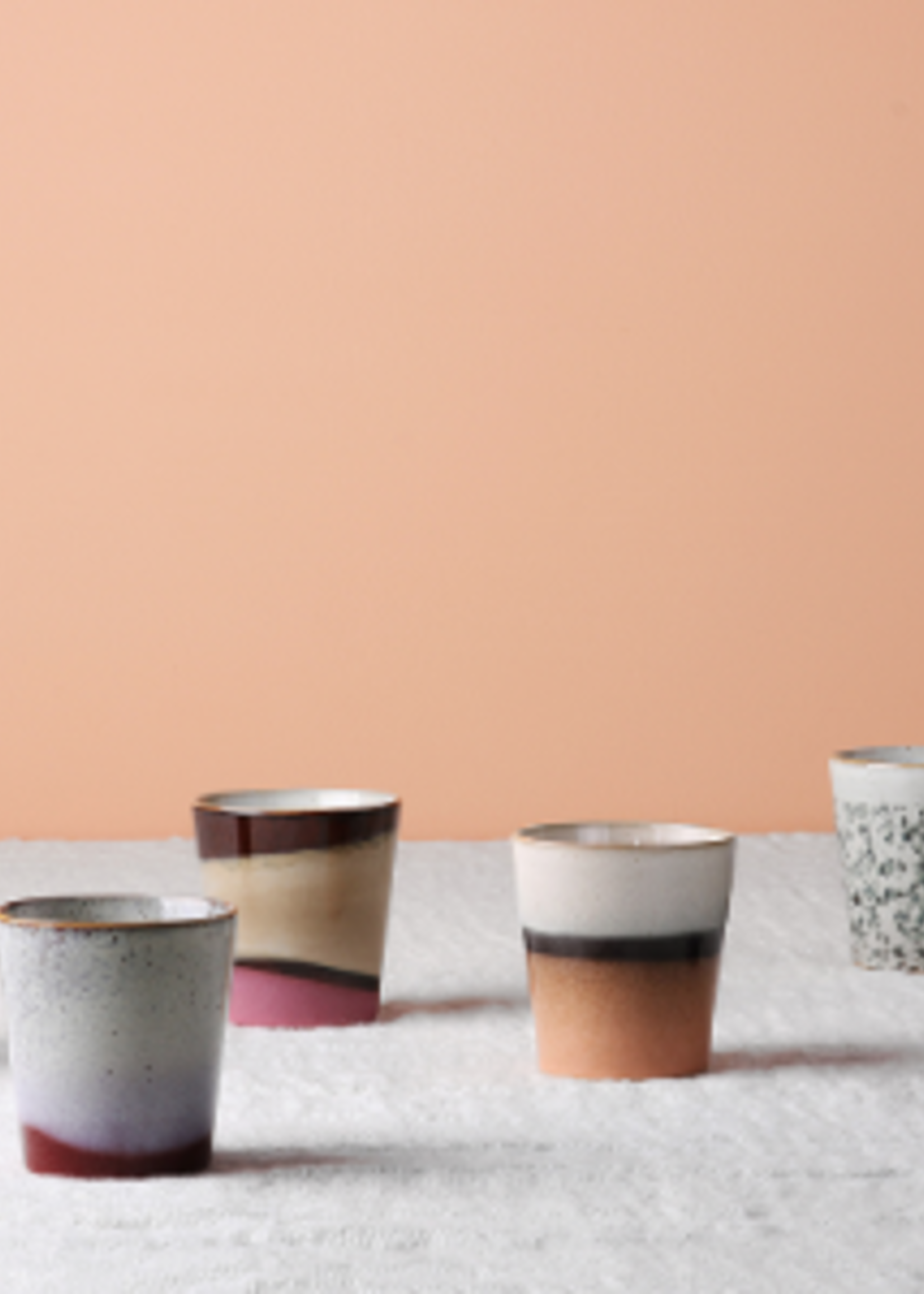 HKLIVING HKLIVING - Ceramic 70's mok frost Ace6858