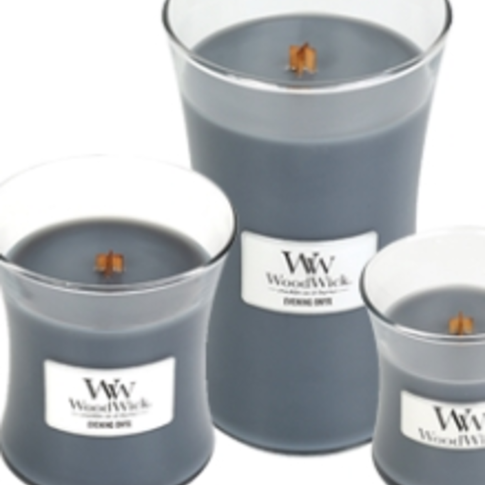 WOODWICK WOODWICK - Candle evening Onyx medium(uitlopend)
