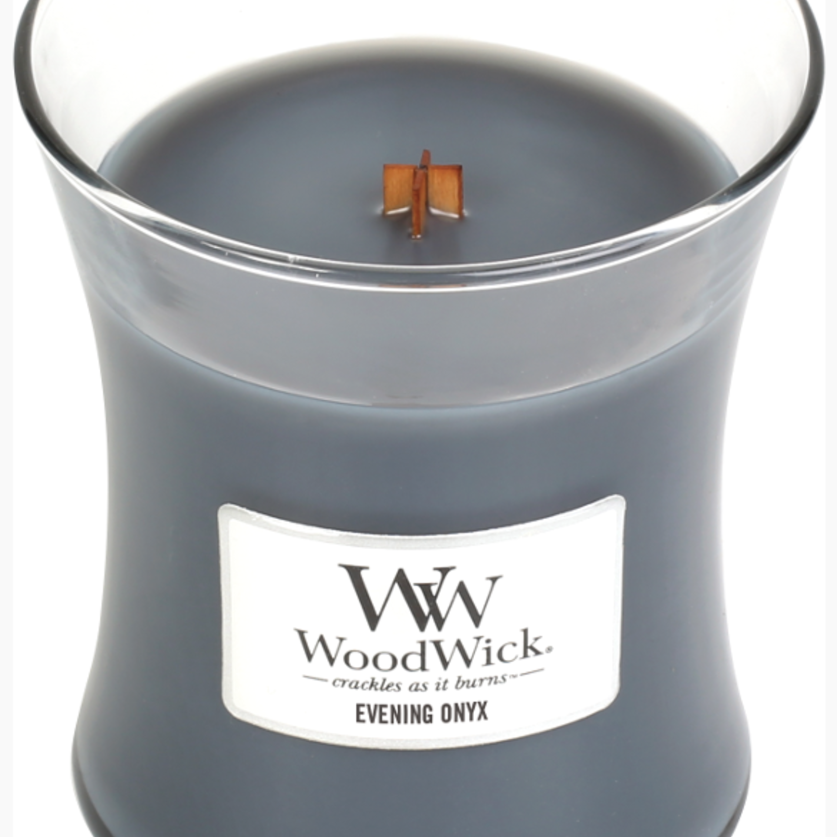 WOODWICK WOODWICK - Candle evening Onyx medium(uitlopend)