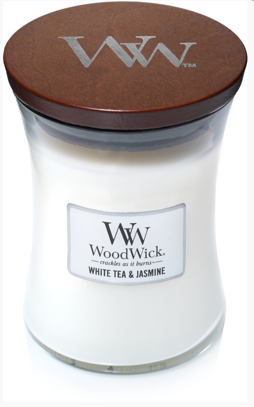 WOODWICK WOODWICK - Candle White tea & jasmine
