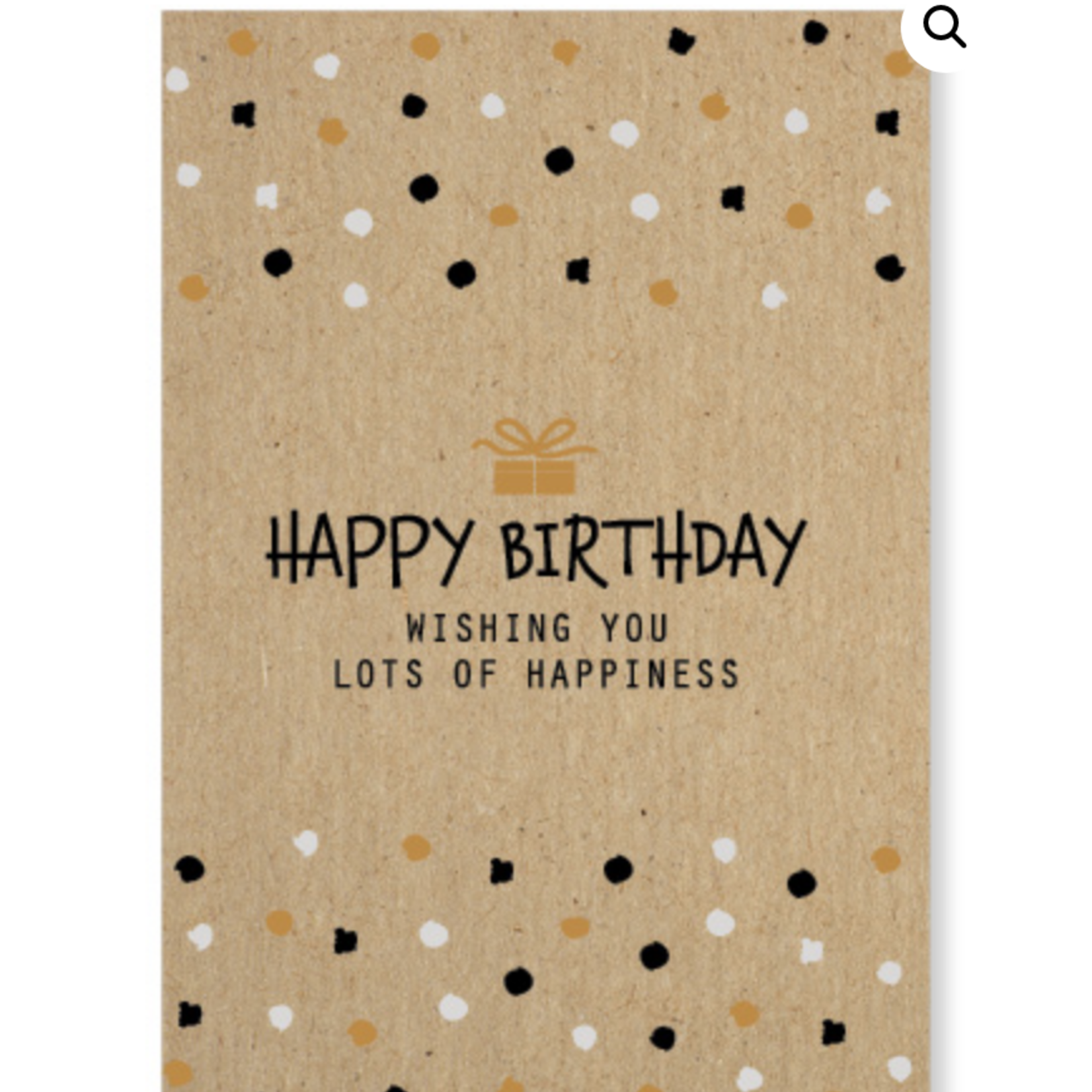 JOTS JOTS - Dubbele kaart ZWK-A5 formaat 04 Happy Birthday