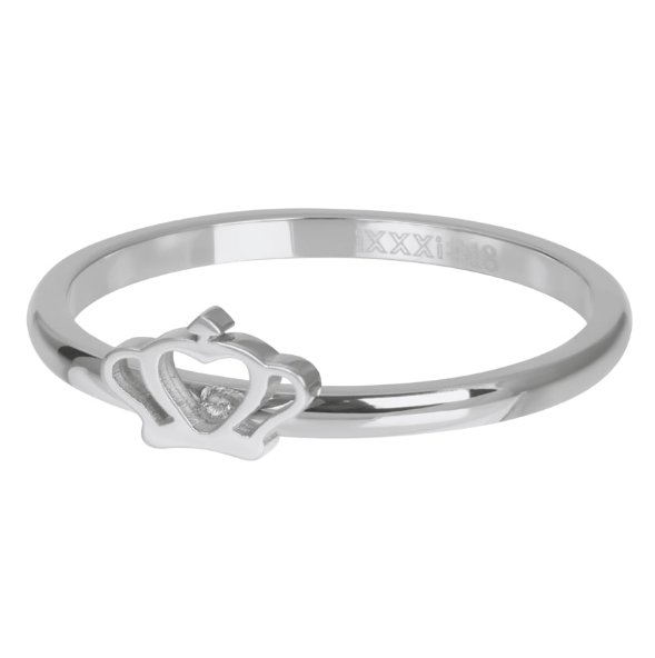 iXXXi Jewelry IXXXI - Ring Glamour Crown 2mm ( 3 kleuren)