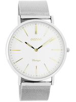 OOZOO OOZOO - Horloge met stalen band zilver C7386